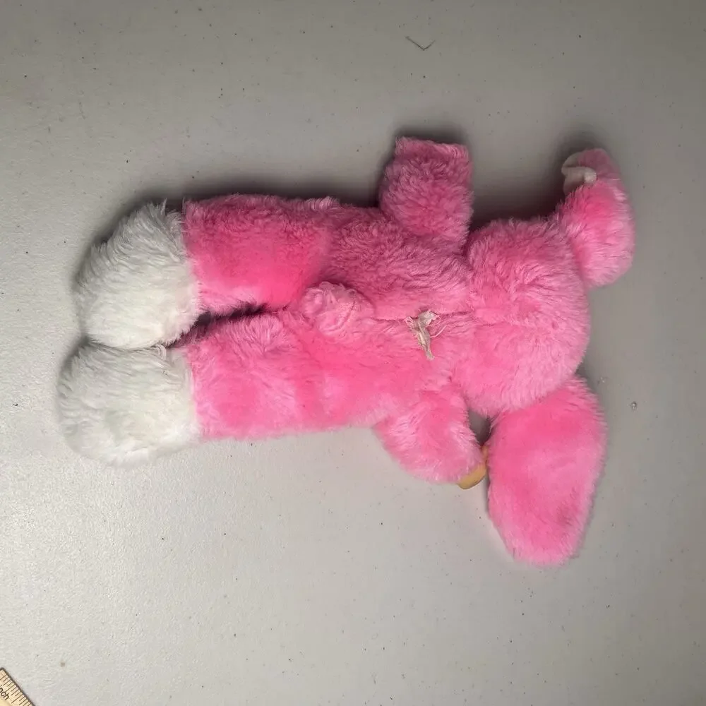 Vintage 1977 Russ Berrie Bon Bon Pink Thumb Sucker Plush Stuffed Animal 12